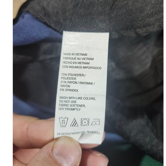 Stafford 365 All-Temp Comforts Straight-Fit Performance Mens Pants 36x30 Blue - Picture 7 of 8